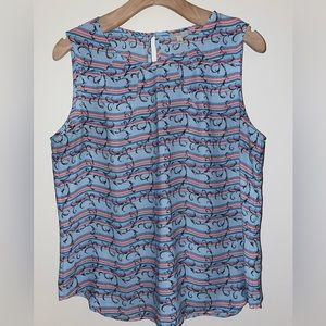 Talbots sleeveless dress blouse, light weight, size M